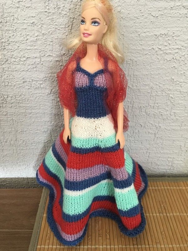 robe princesse barbie tricot